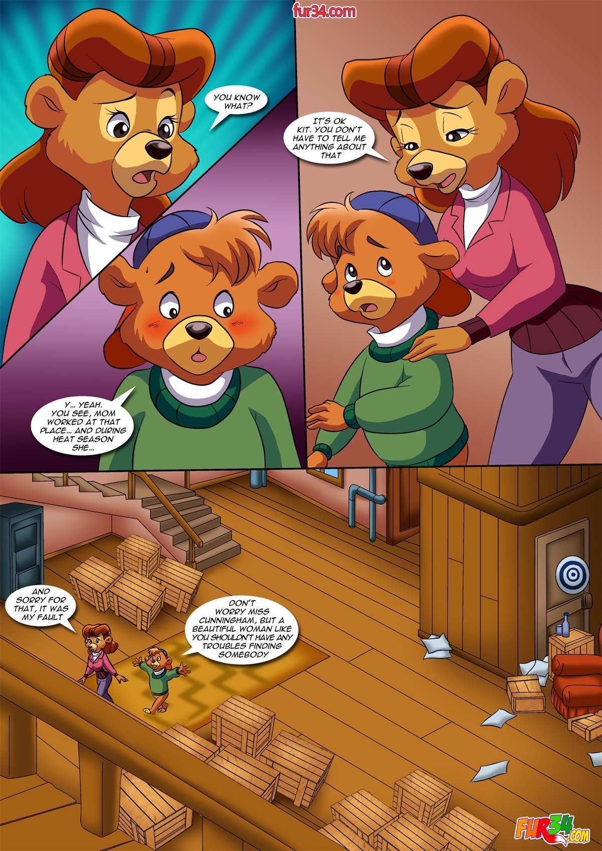 The lady and the cub porn comic picture 5
