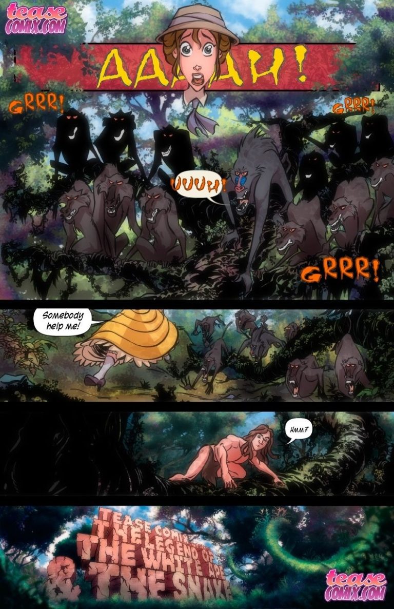 The Legend of the White Ape and the Snake porn comic picture 1