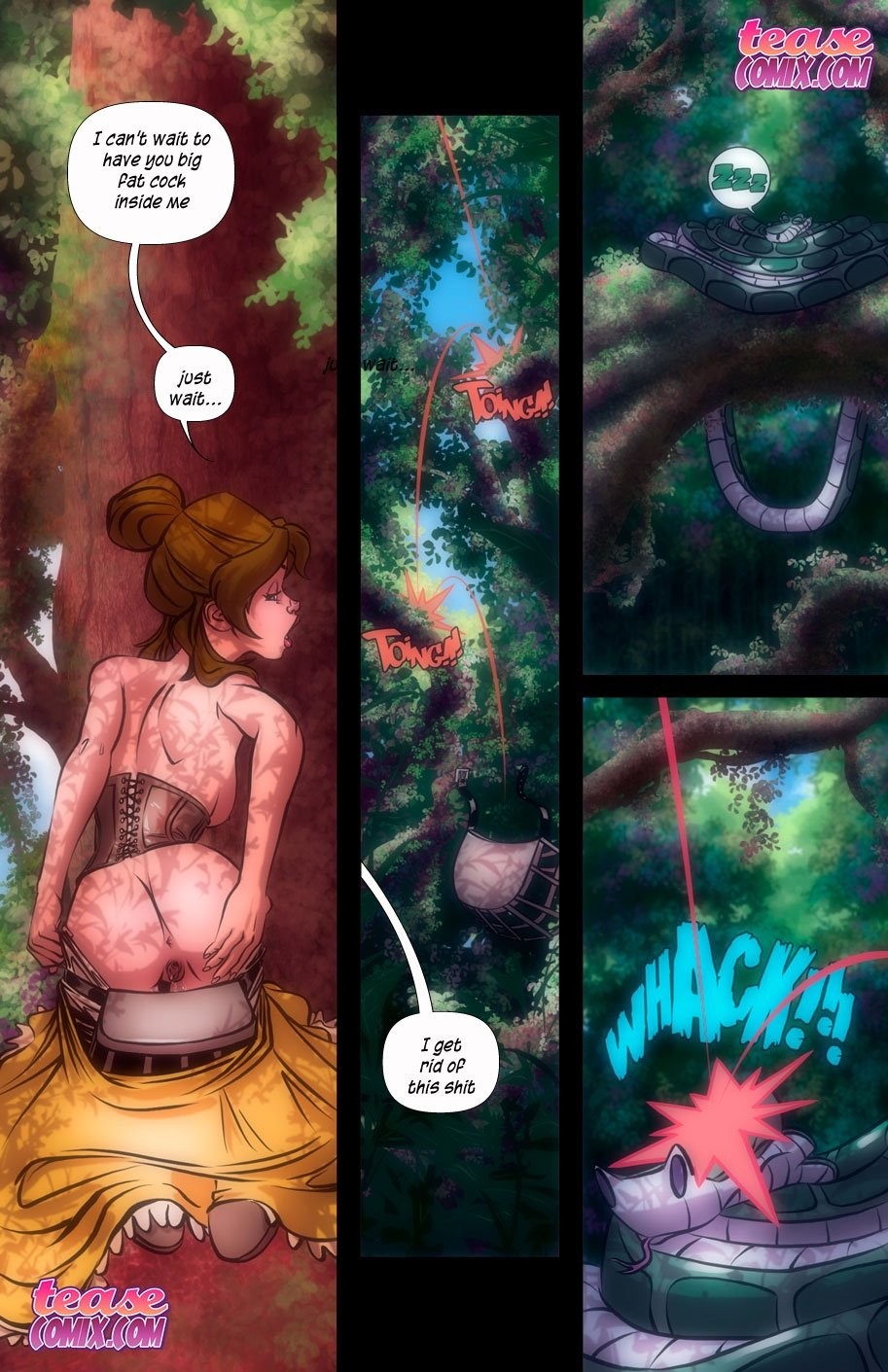 The Legend of the White Ape and the Snake porn comic picture 12
