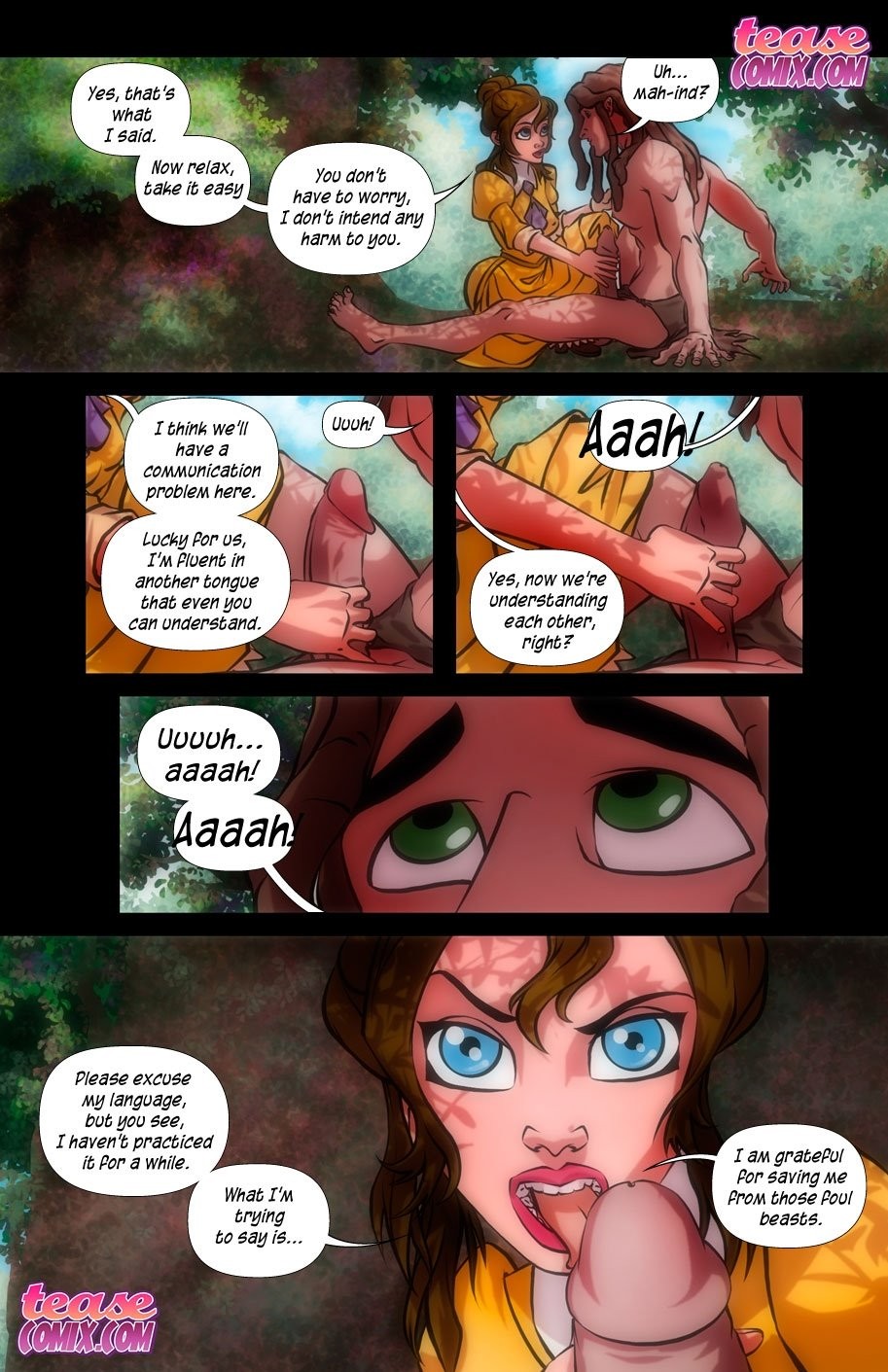 The Legend of the White Ape and the Snake porn comic picture 7