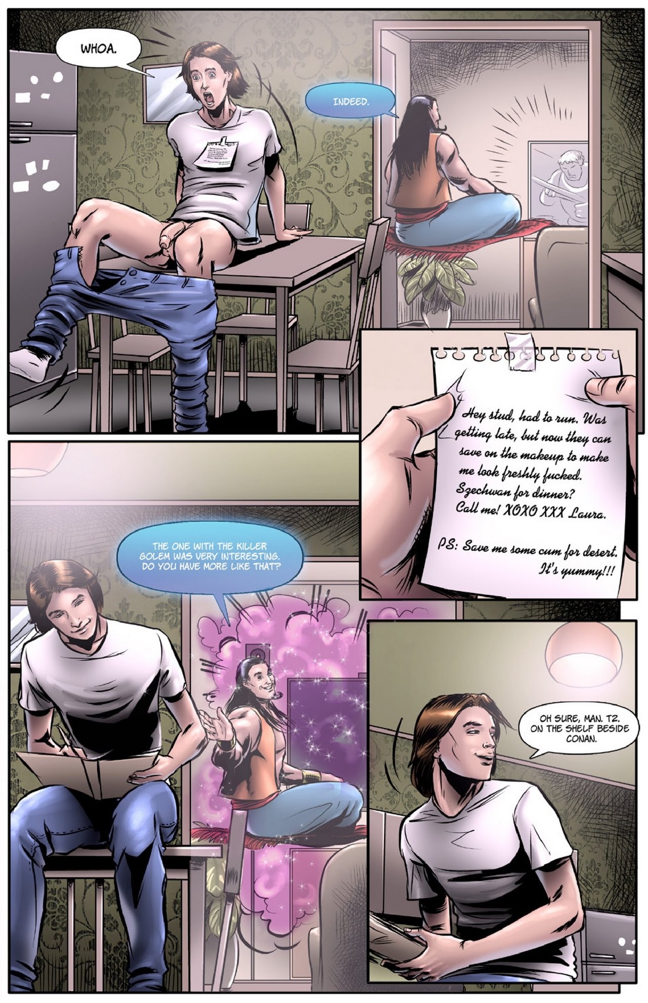 The Three Wish Myth porn comic picture 18