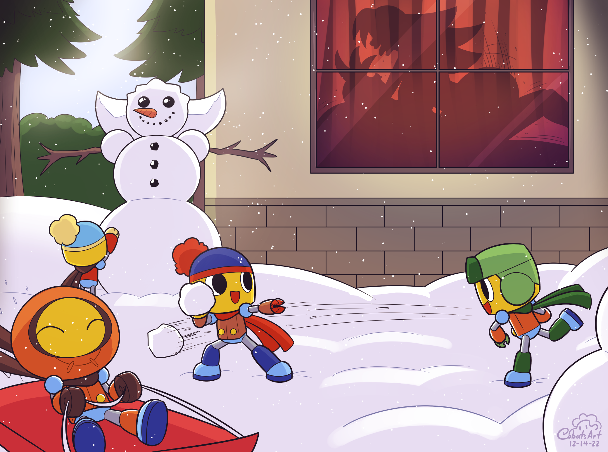 Tron and Megaman Happy Holiday porn comic picture 3