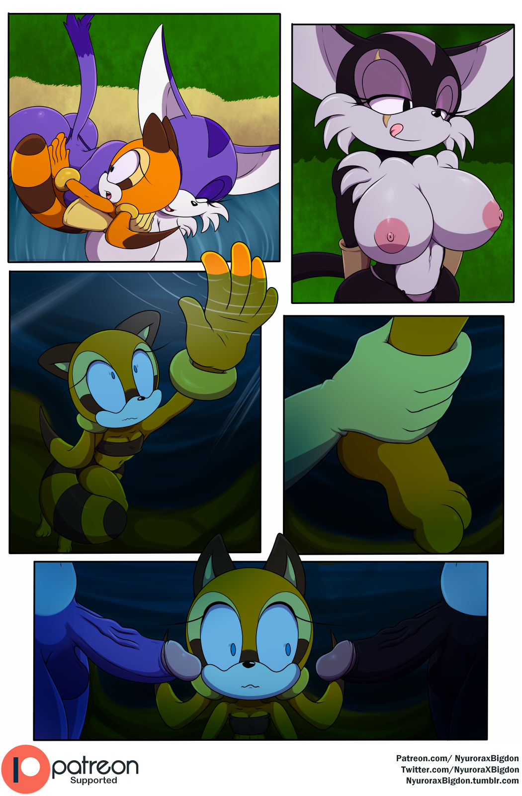 Unexpected Orgy Pool 2 porn comic picture 2