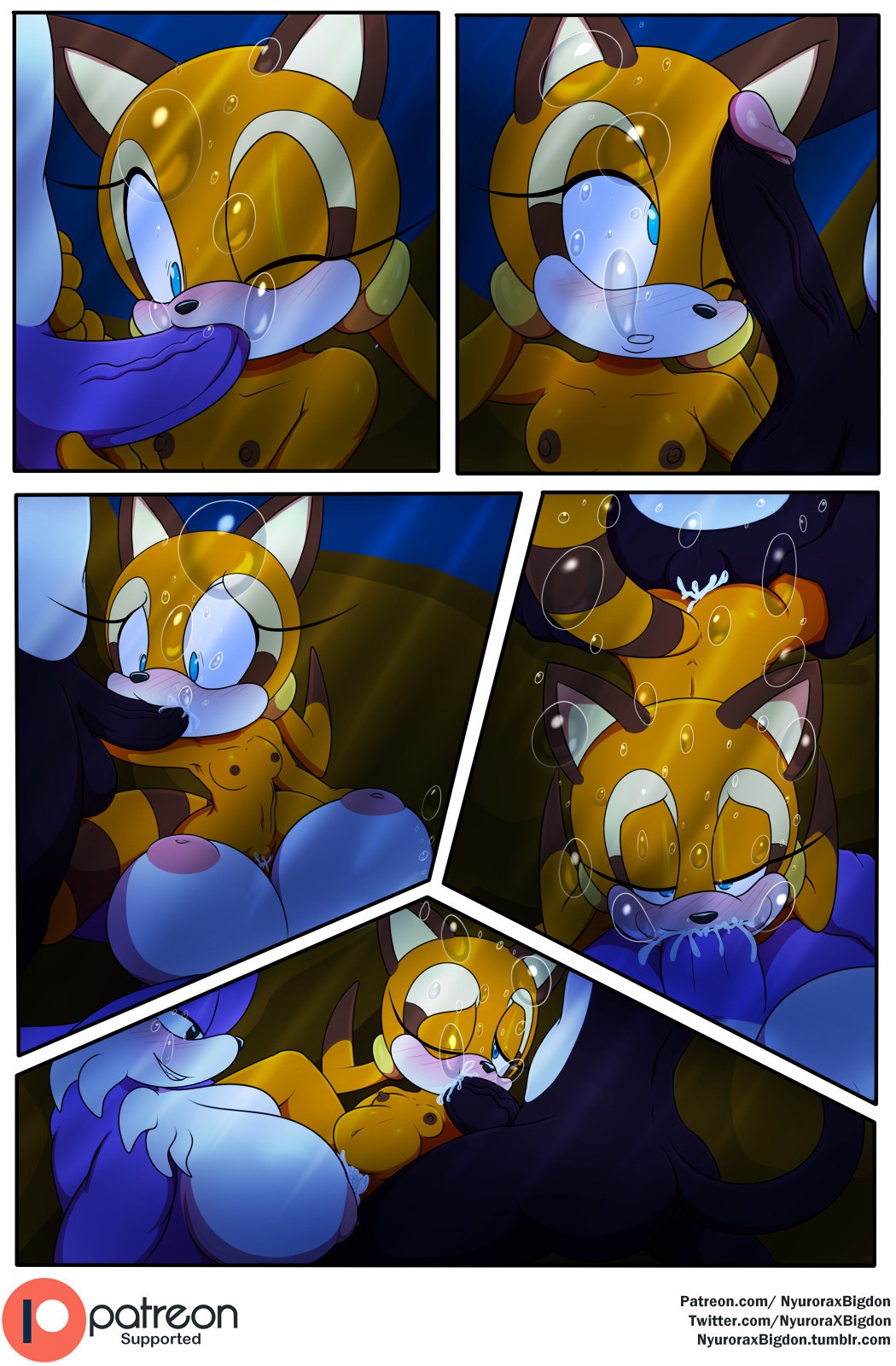 Unexpected Orgy Pool 2 porn comic picture 4