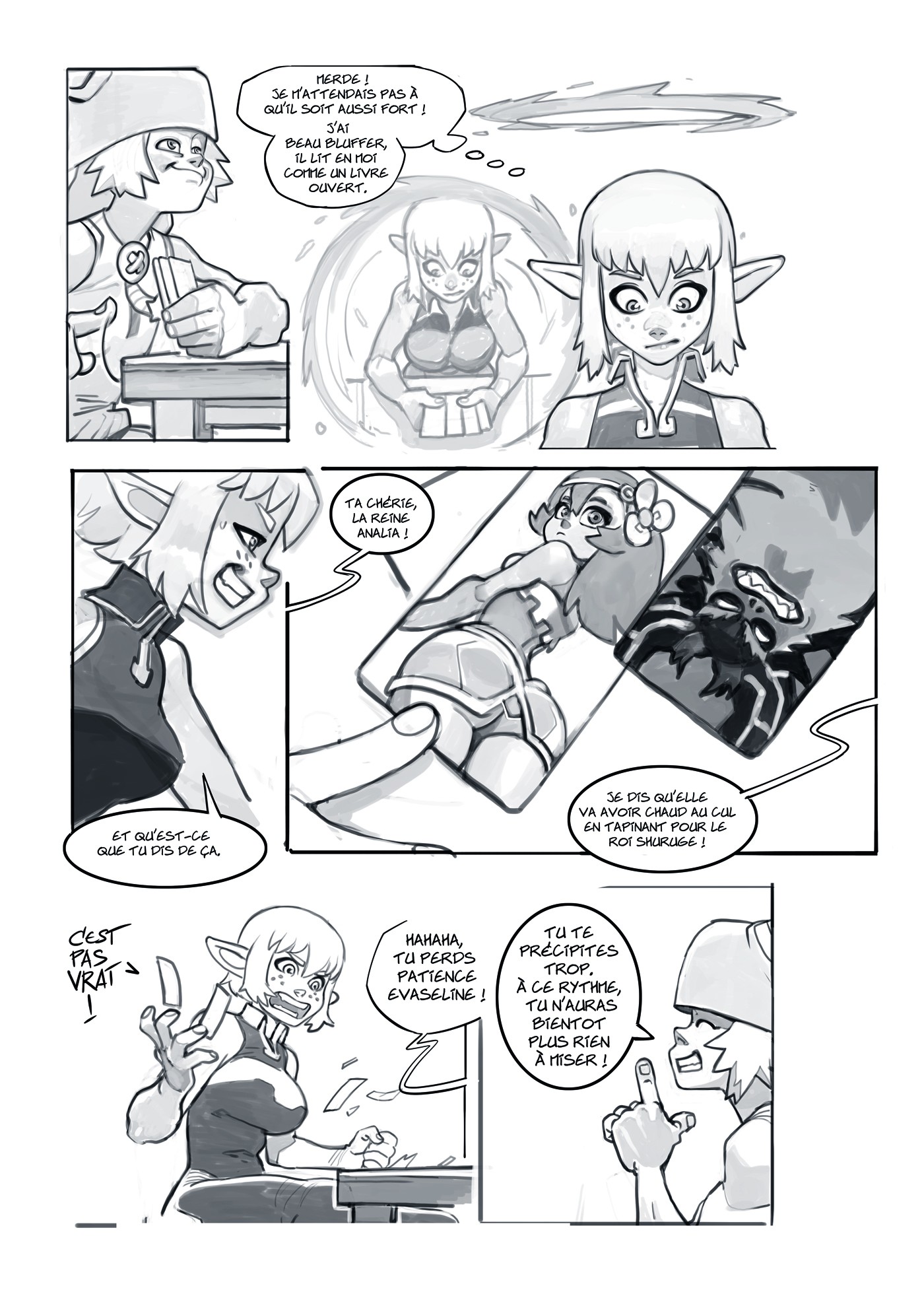 Wafku Strip Poker (French) porn comic picture 5