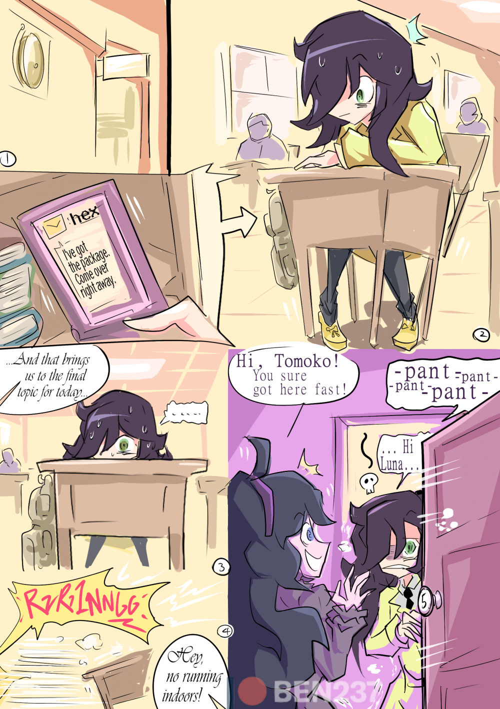 Weird girls porn comic picture 2