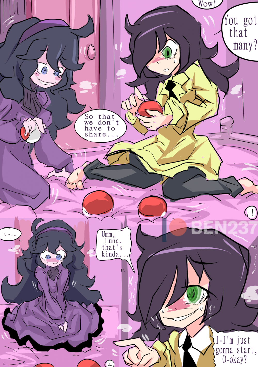 Weird girls porn comic picture 3