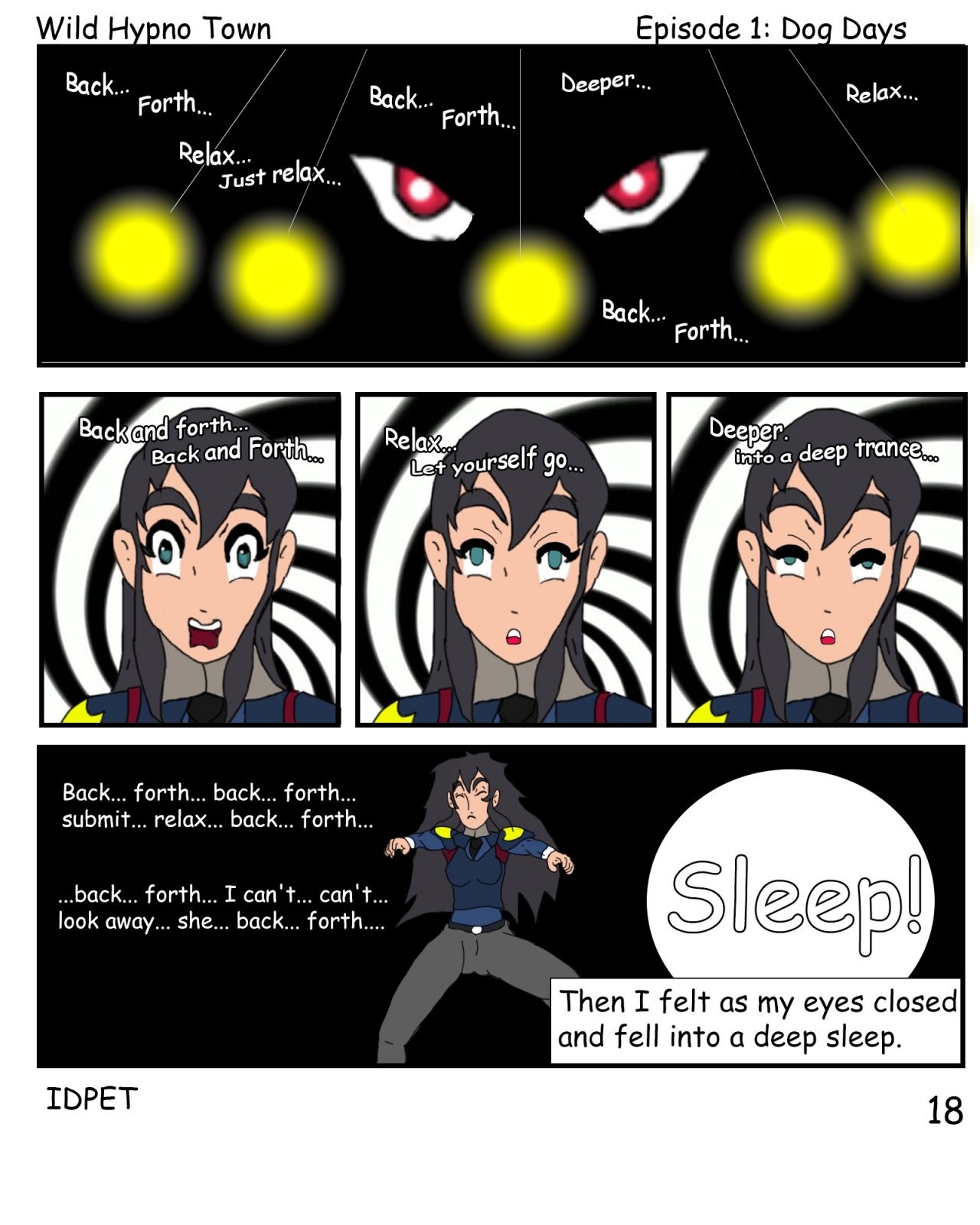 Wild Hypno Town porn comic picture 20