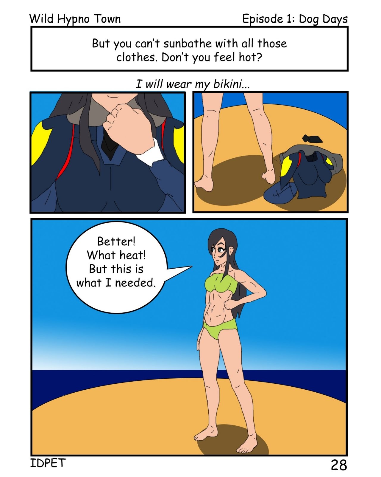 Wild Hypno Town porn comic picture 30