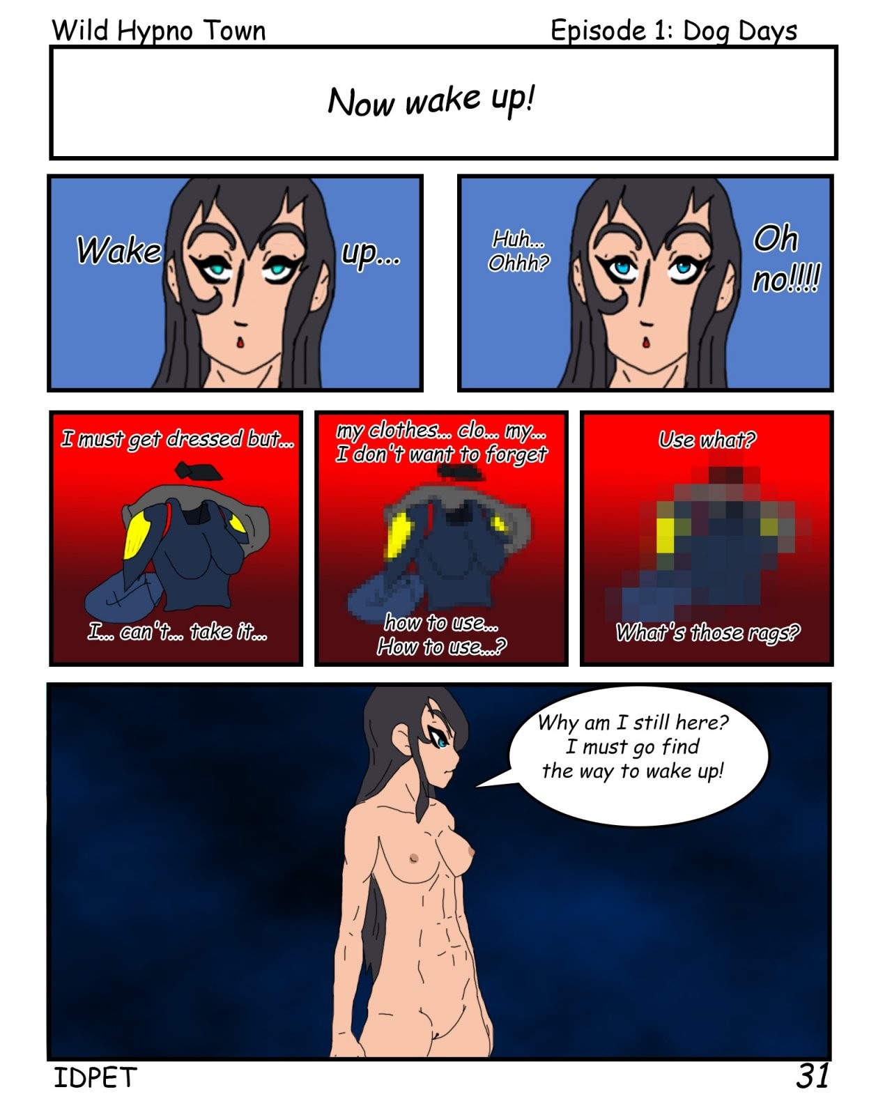 Wild Hypno Town porn comic picture 33