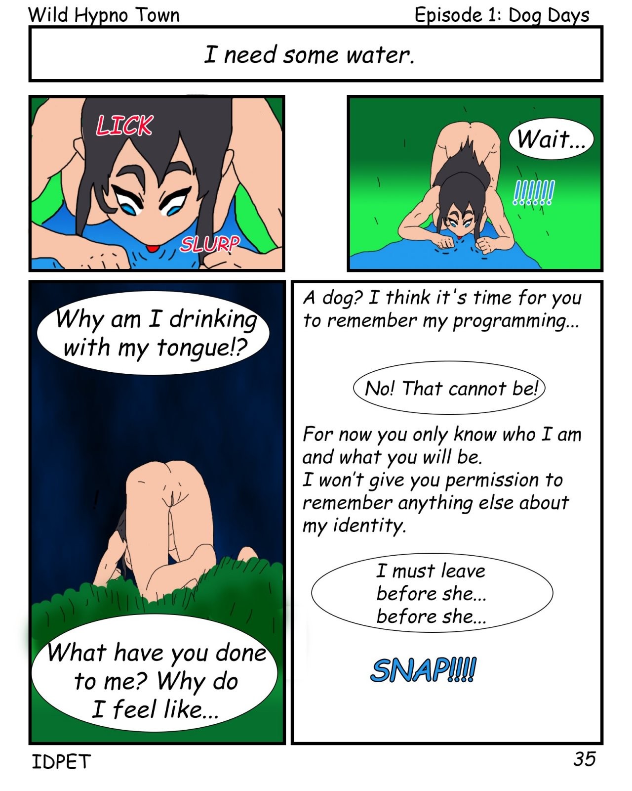 Wild Hypno Town porn comic picture 37