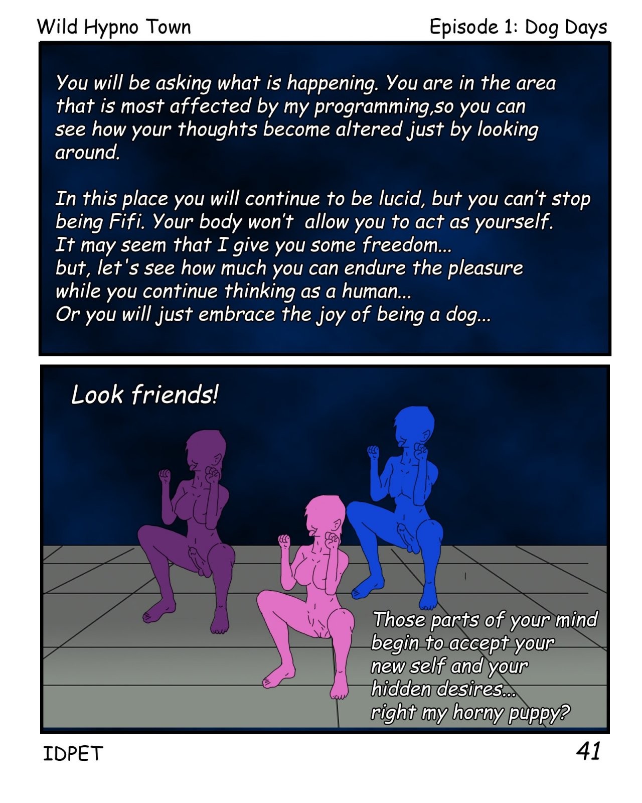 Wild Hypno Town porn comic picture 43