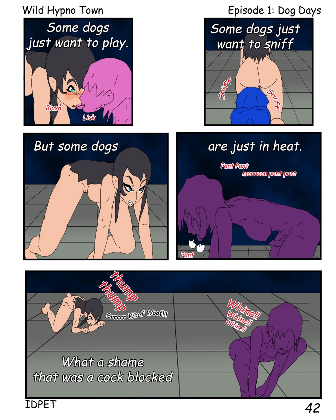 Wild Hypno Town porn comic picture 44