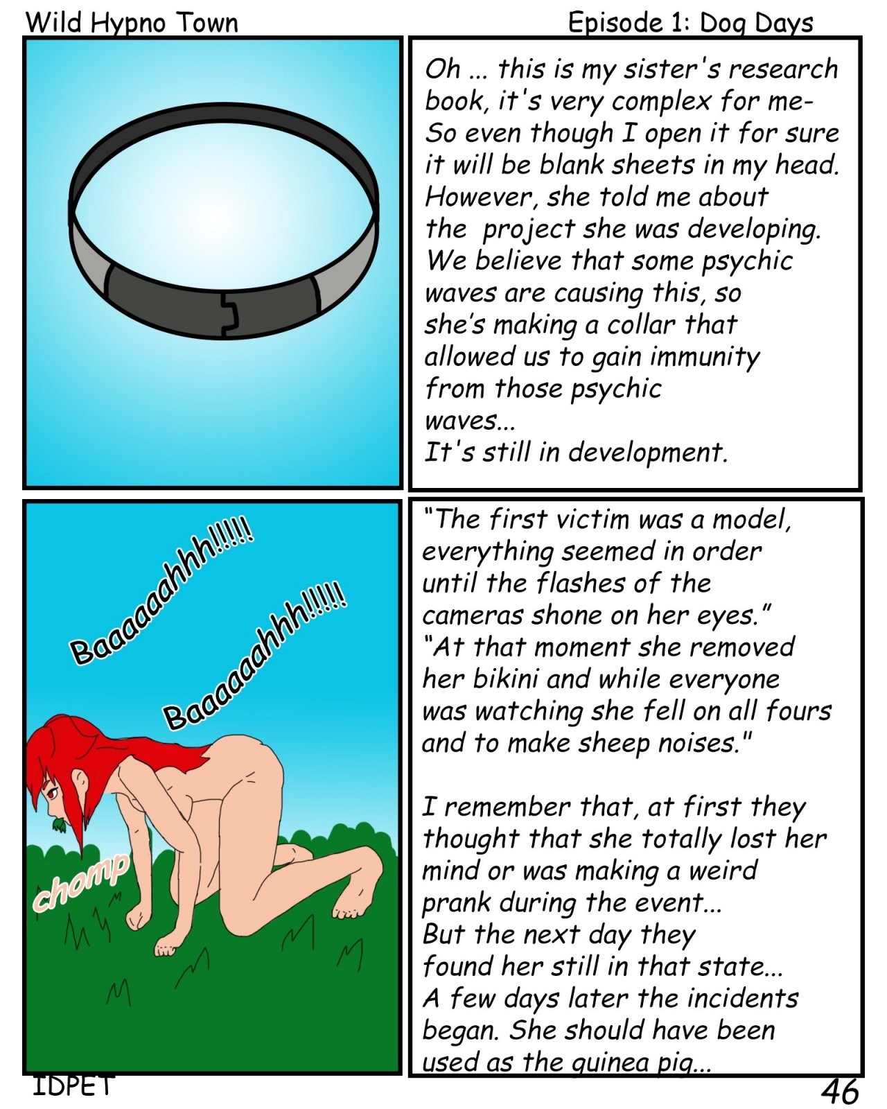 Wild Hypno Town porn comic picture 48