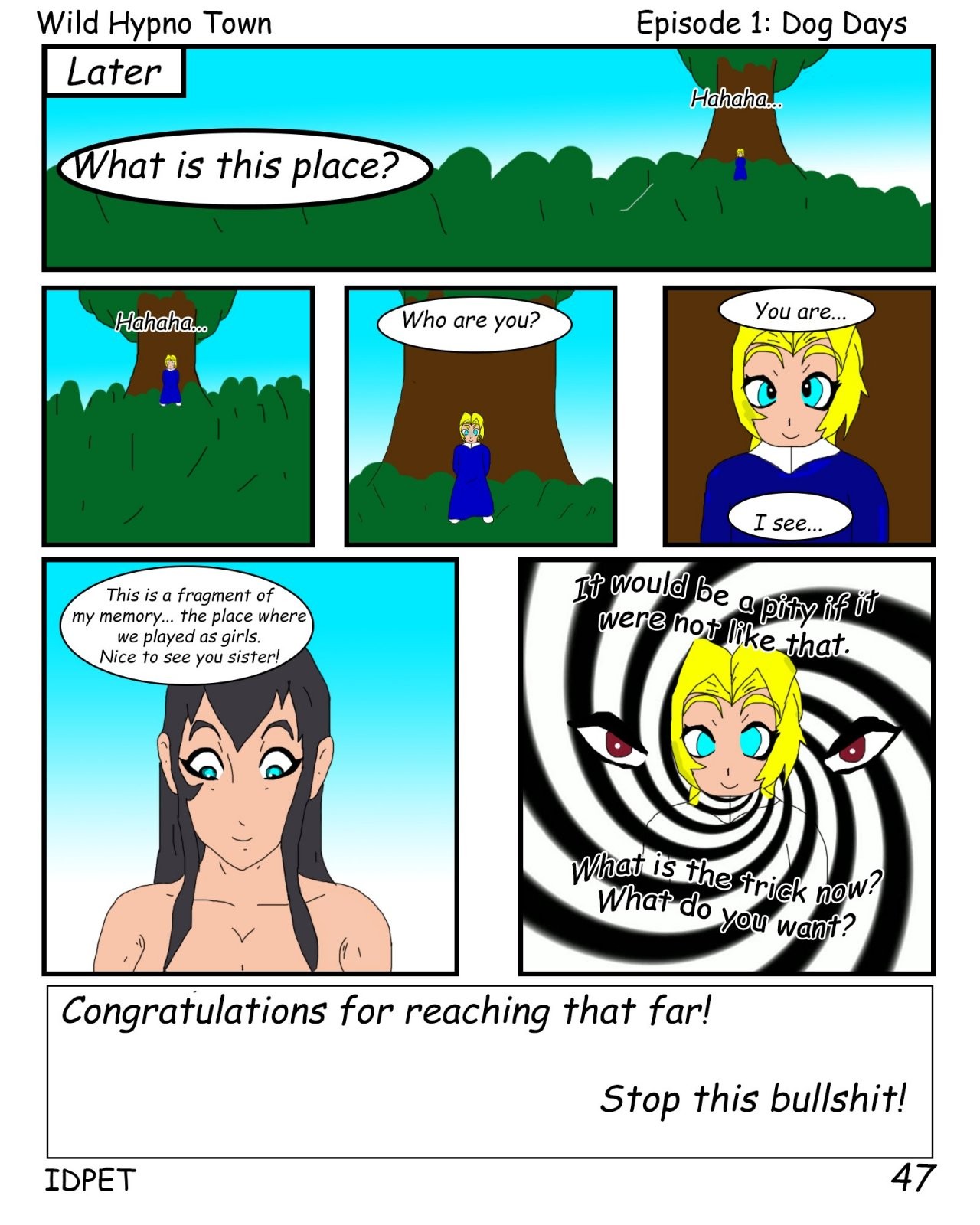 Wild Hypno Town porn comic picture 49