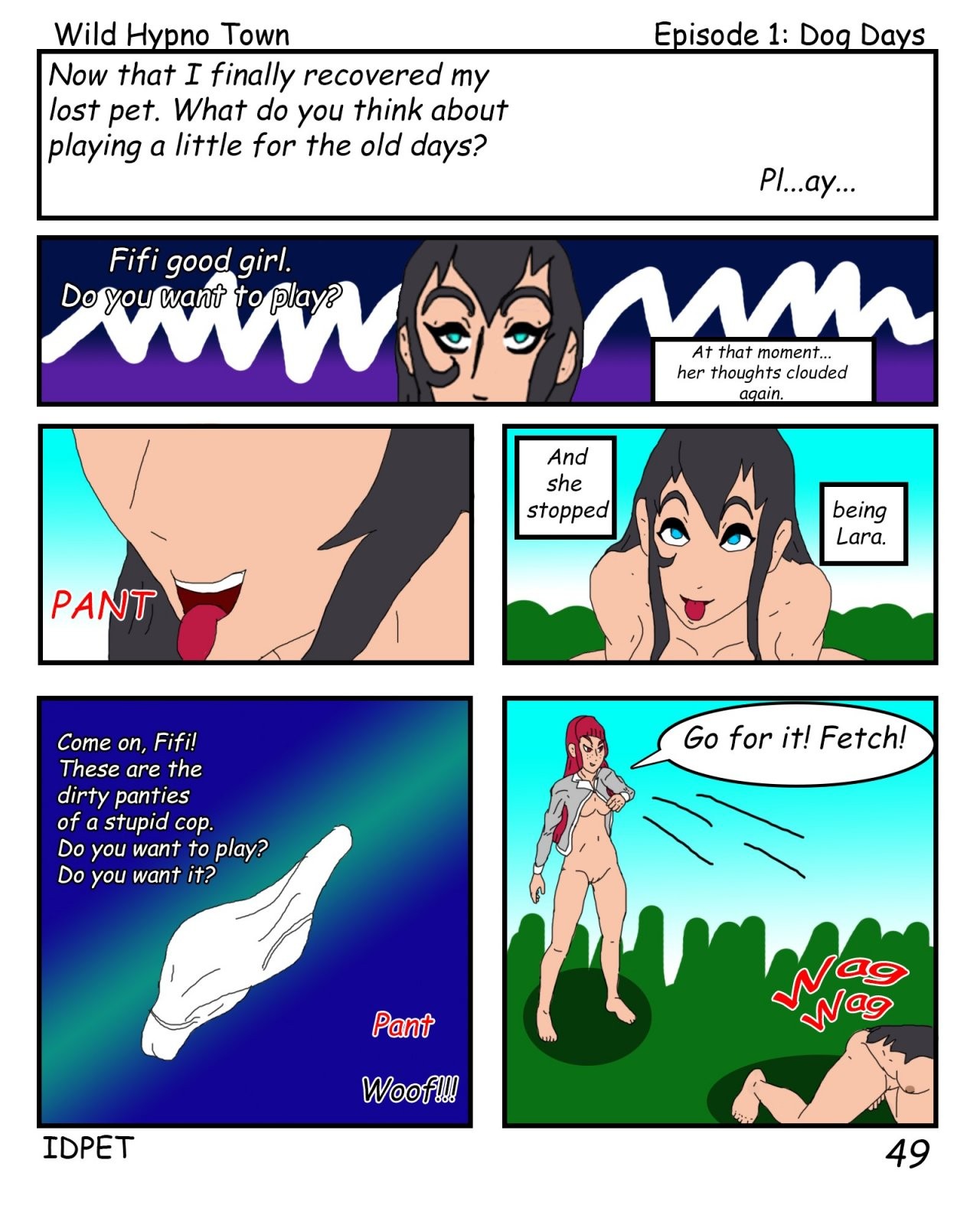 Wild Hypno Town porn comic picture 51