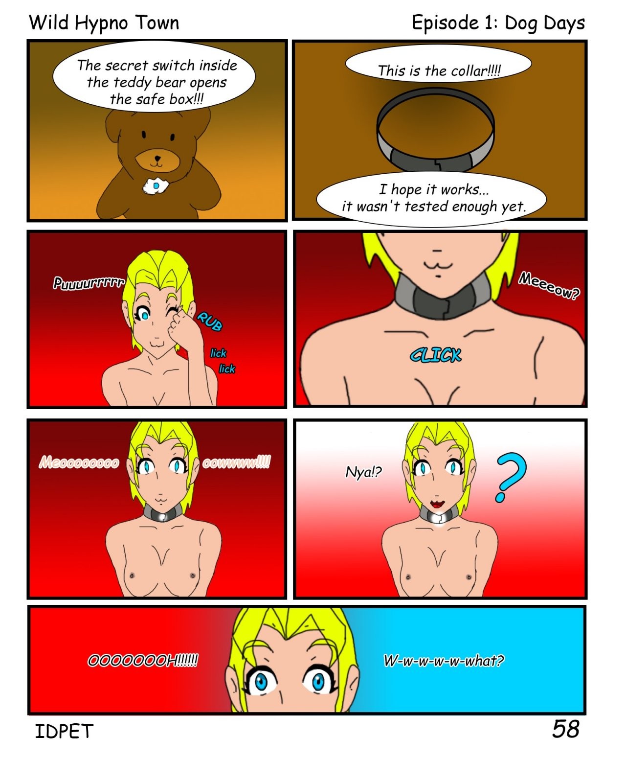 Wild Hypno Town porn comic picture 60