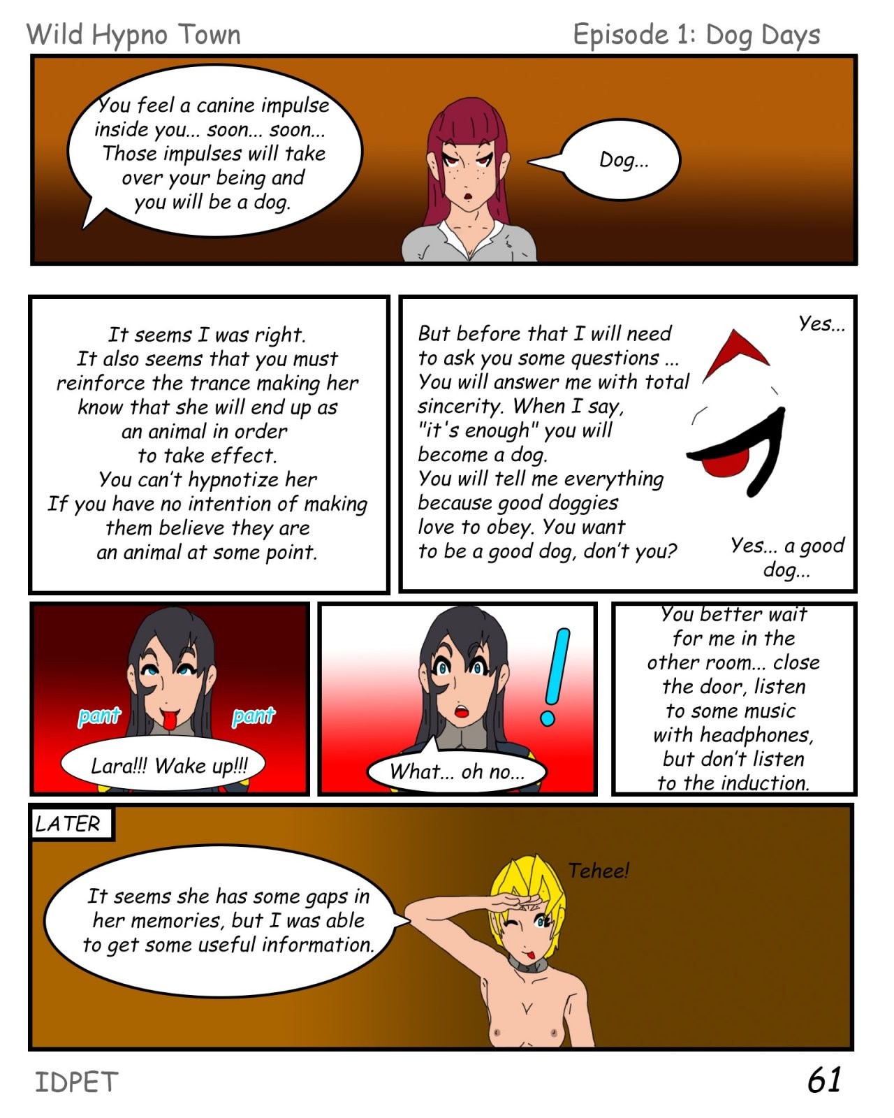 Wild Hypno Town porn comic picture 63