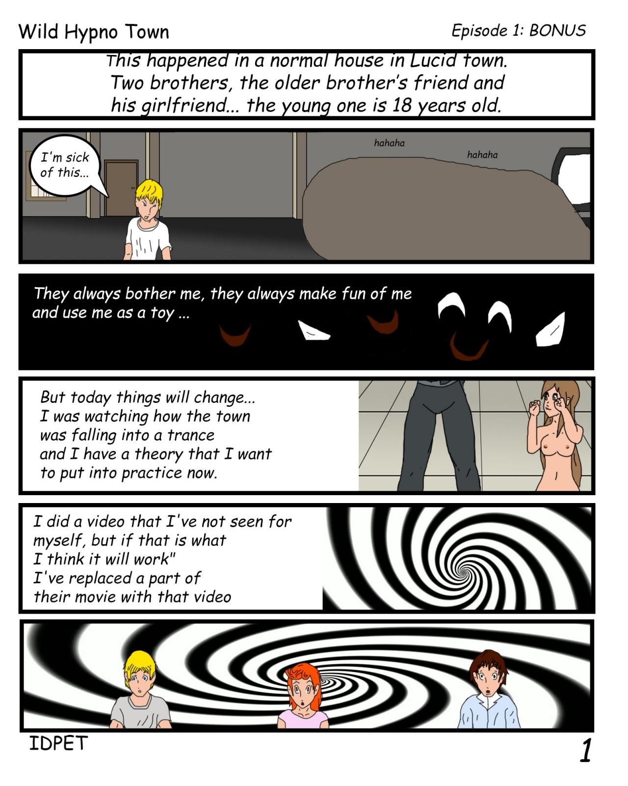Wild Hypno Town porn comic picture 79