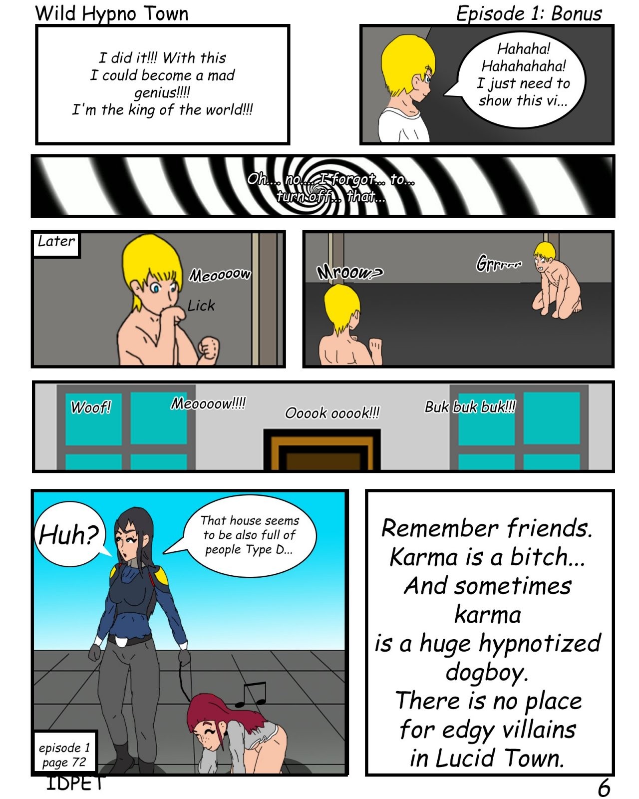 Wild Hypno Town porn comic picture 84