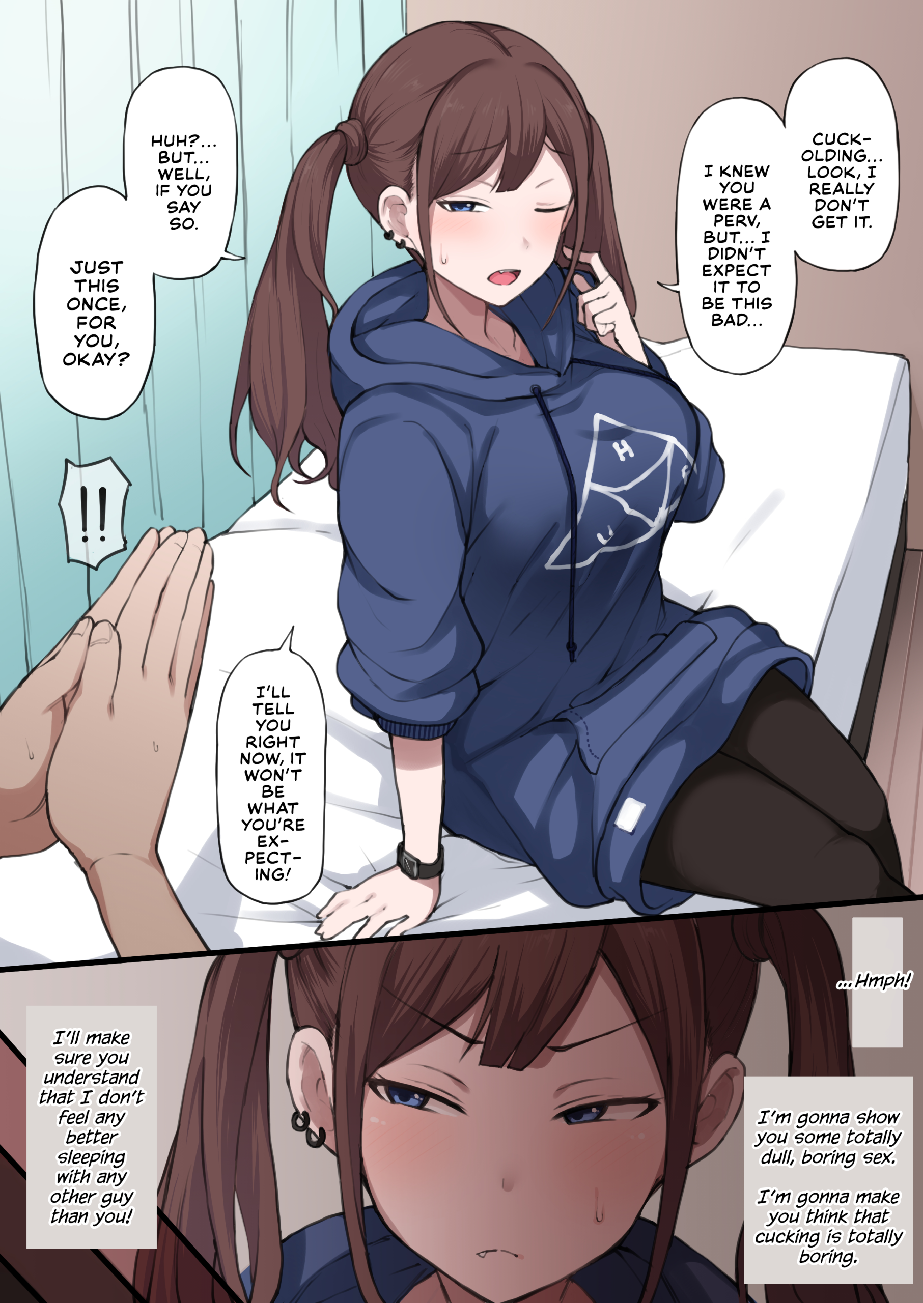 A Girlfriend Who Plays Along with My Cuckold Fetish hentai manga picture 3