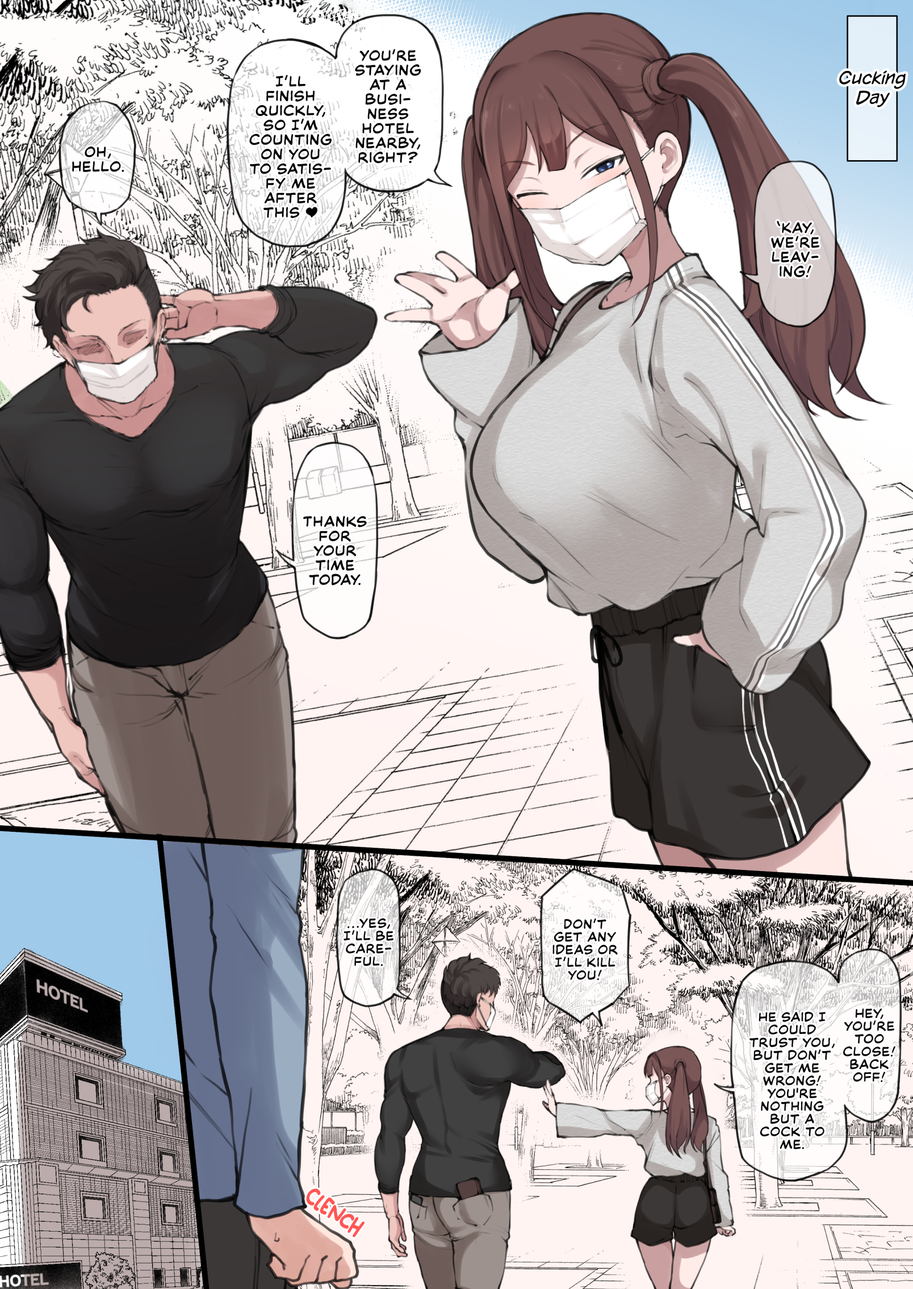 A Girlfriend Who Plays Along with My Cuckold Fetish hentai manga picture 4