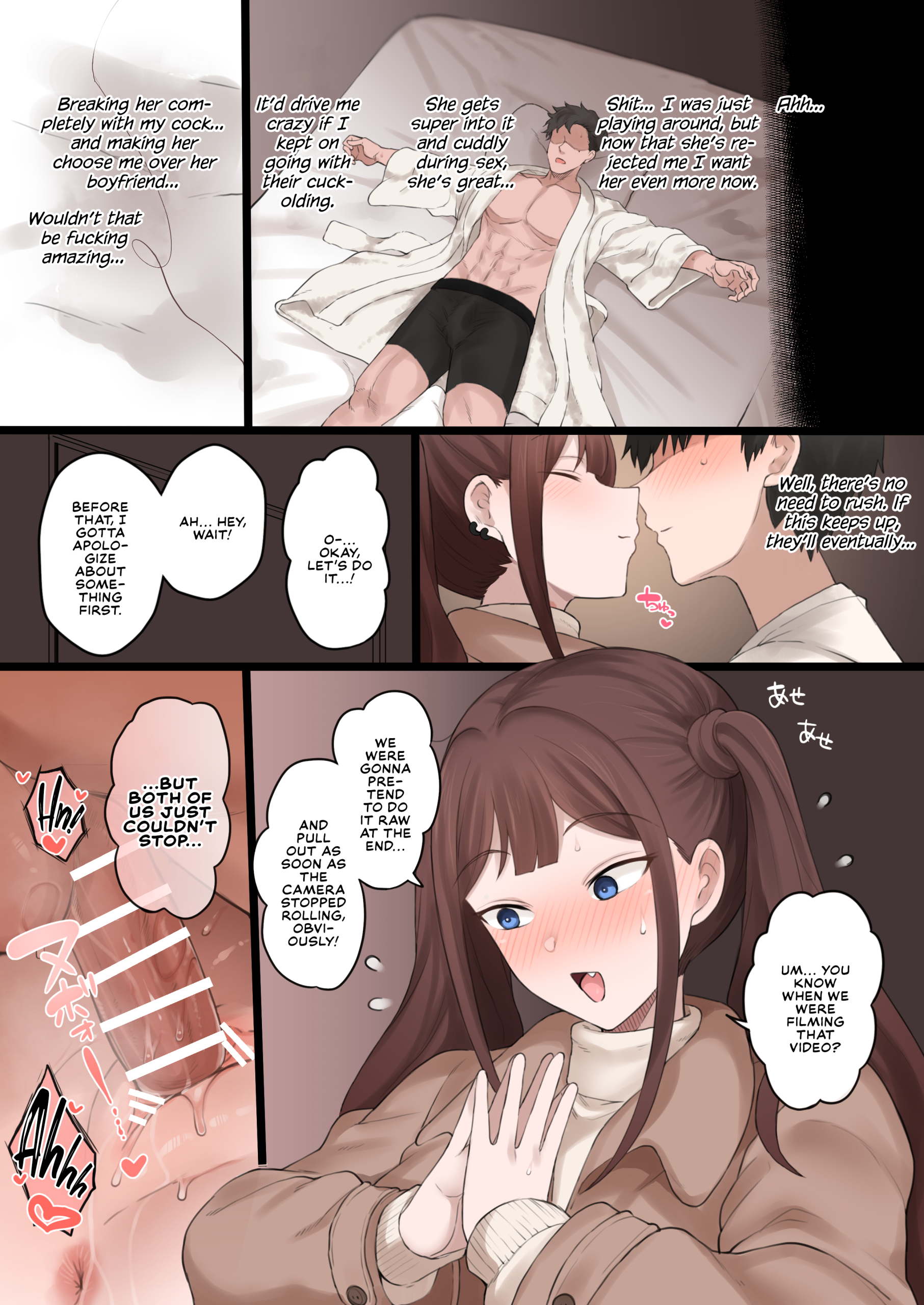 A Girlfriend Who Plays Along with My Cuckold Fetish hentai manga picture 44