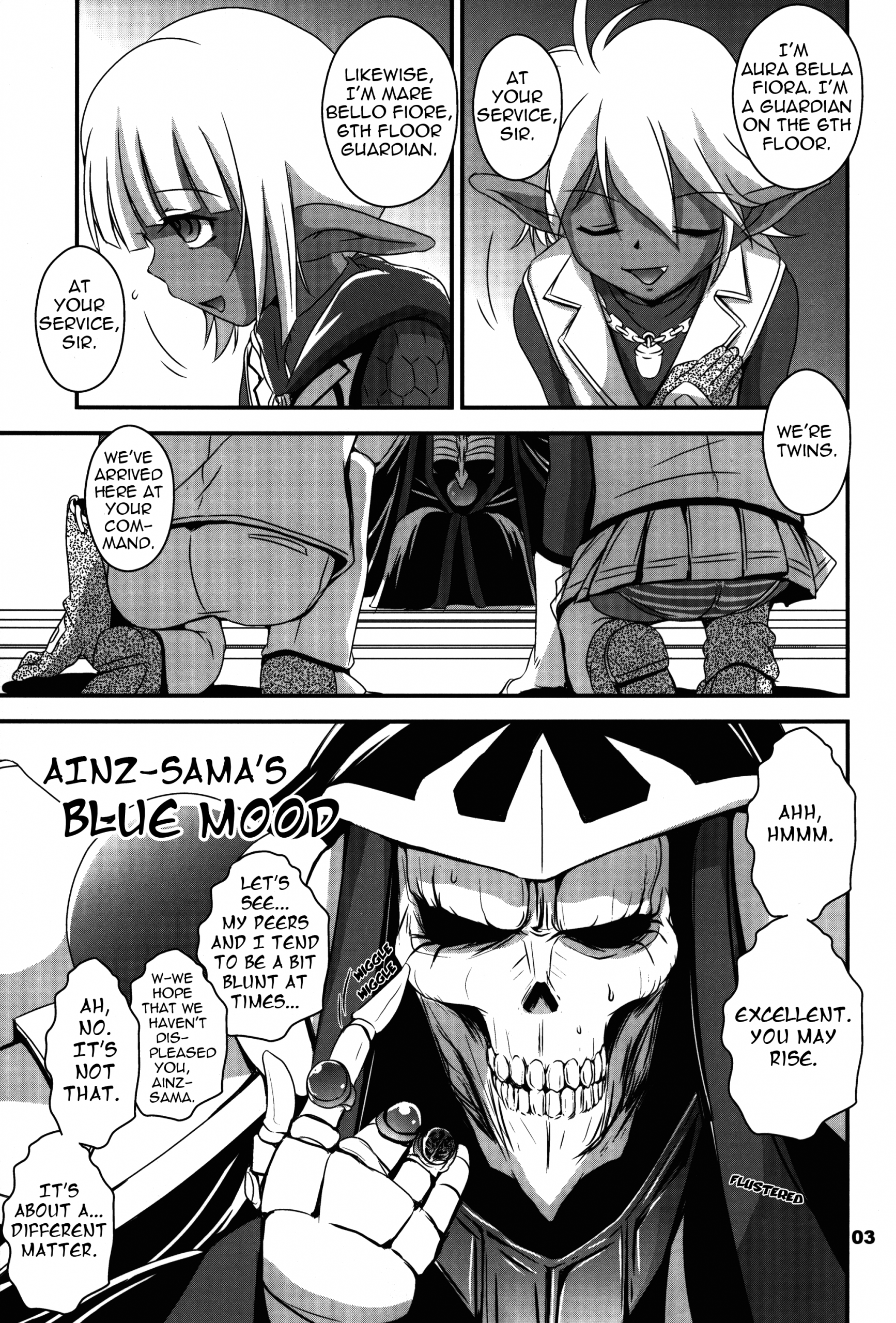 Ainz-sama's Blue Mood hentai manga picture 2
