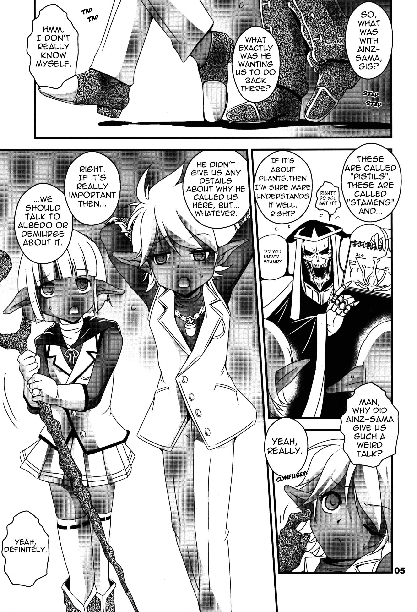 Ainz-sama's Blue Mood hentai manga picture 4