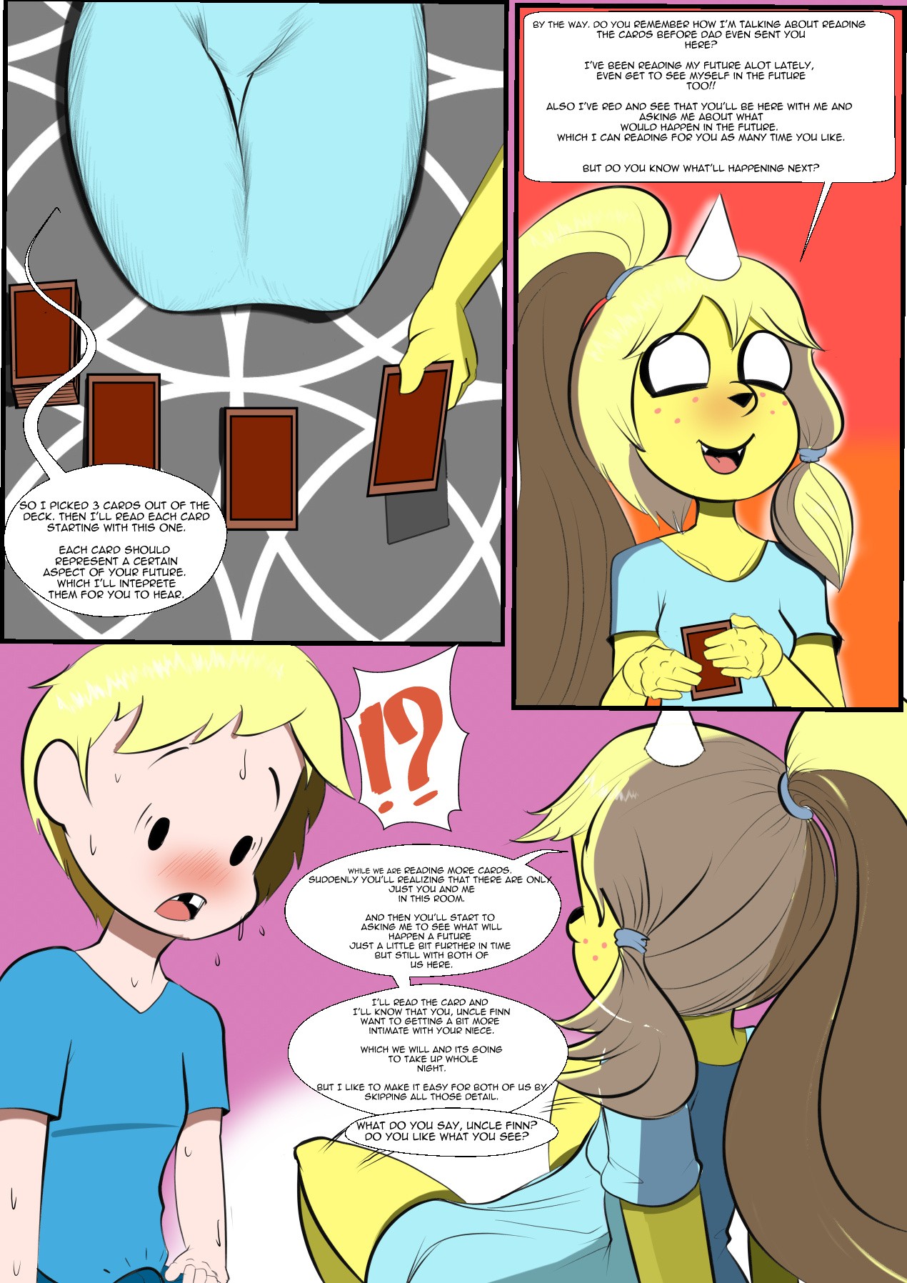 Card Reading with Charlie porn comic picture 3