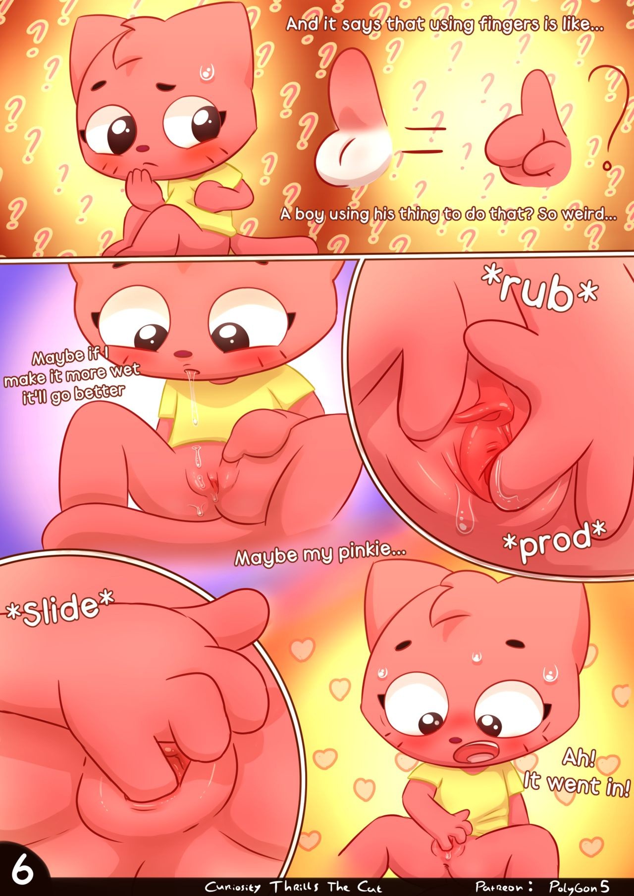 Curiosity Thrills The Cat porn comic picture 7