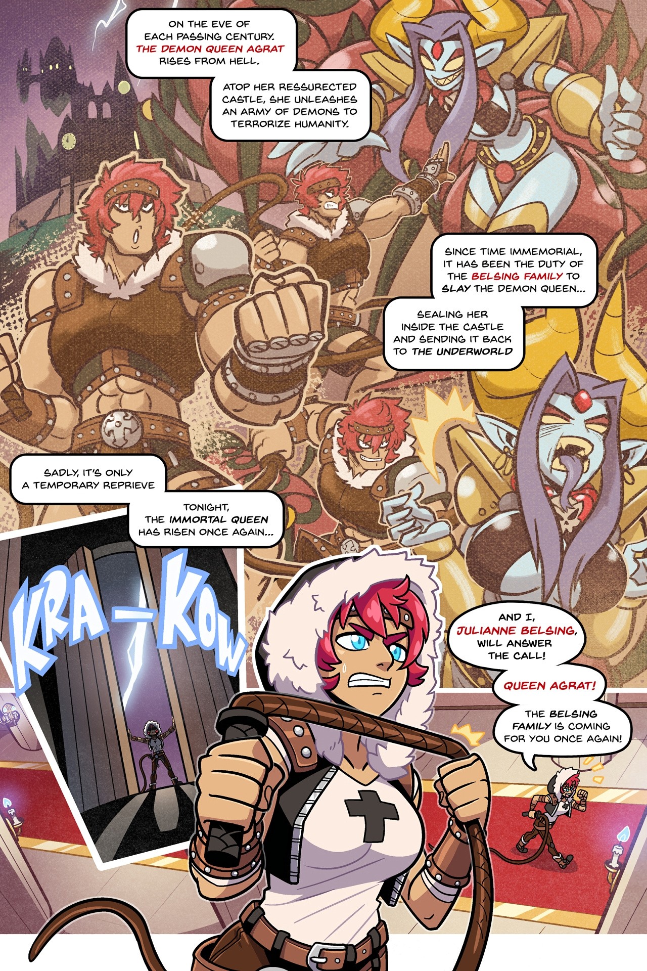 Demon's Layer porn comic picture 2