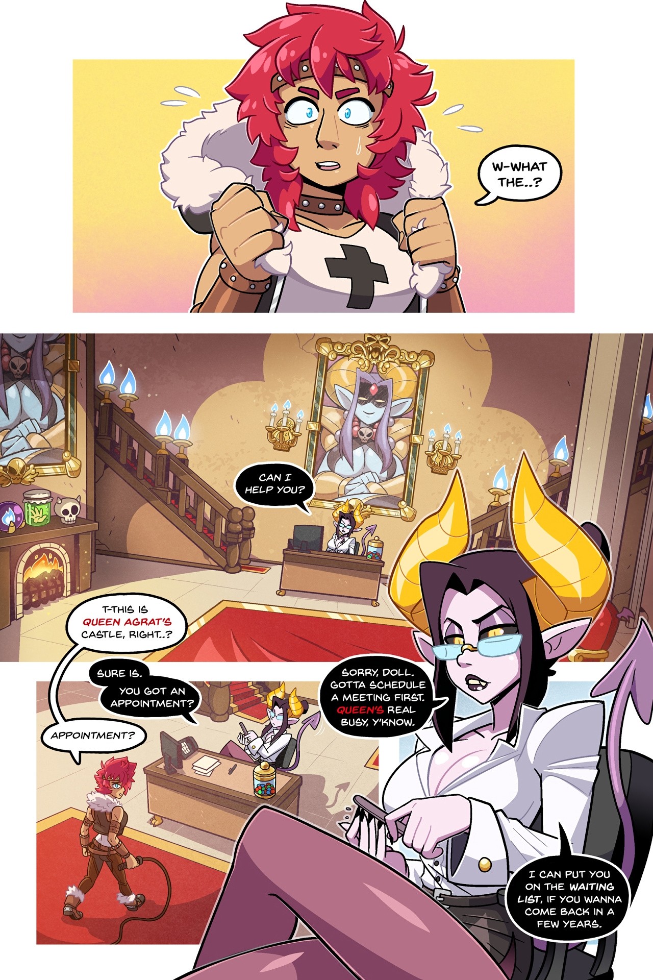 Demon's Layer porn comic picture 3