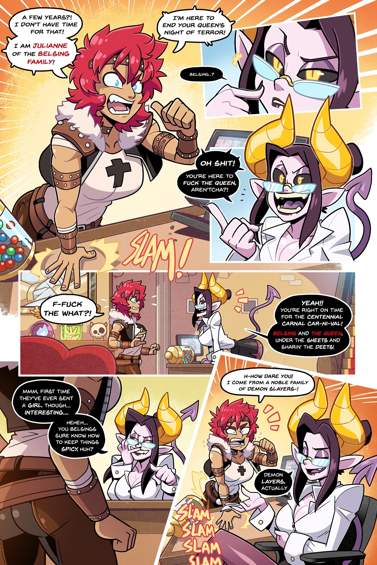 Demon's Layer porn comic picture 4