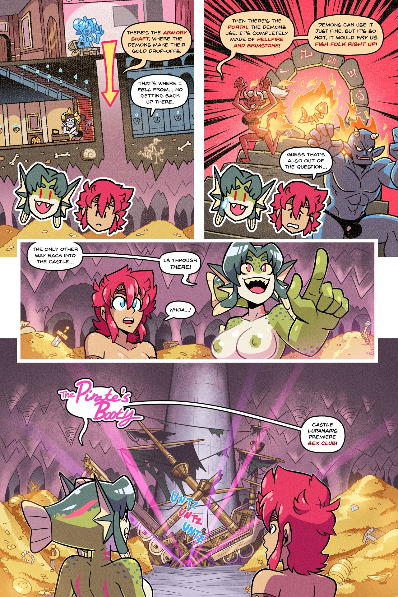 Demon's Layer porn comic picture 43