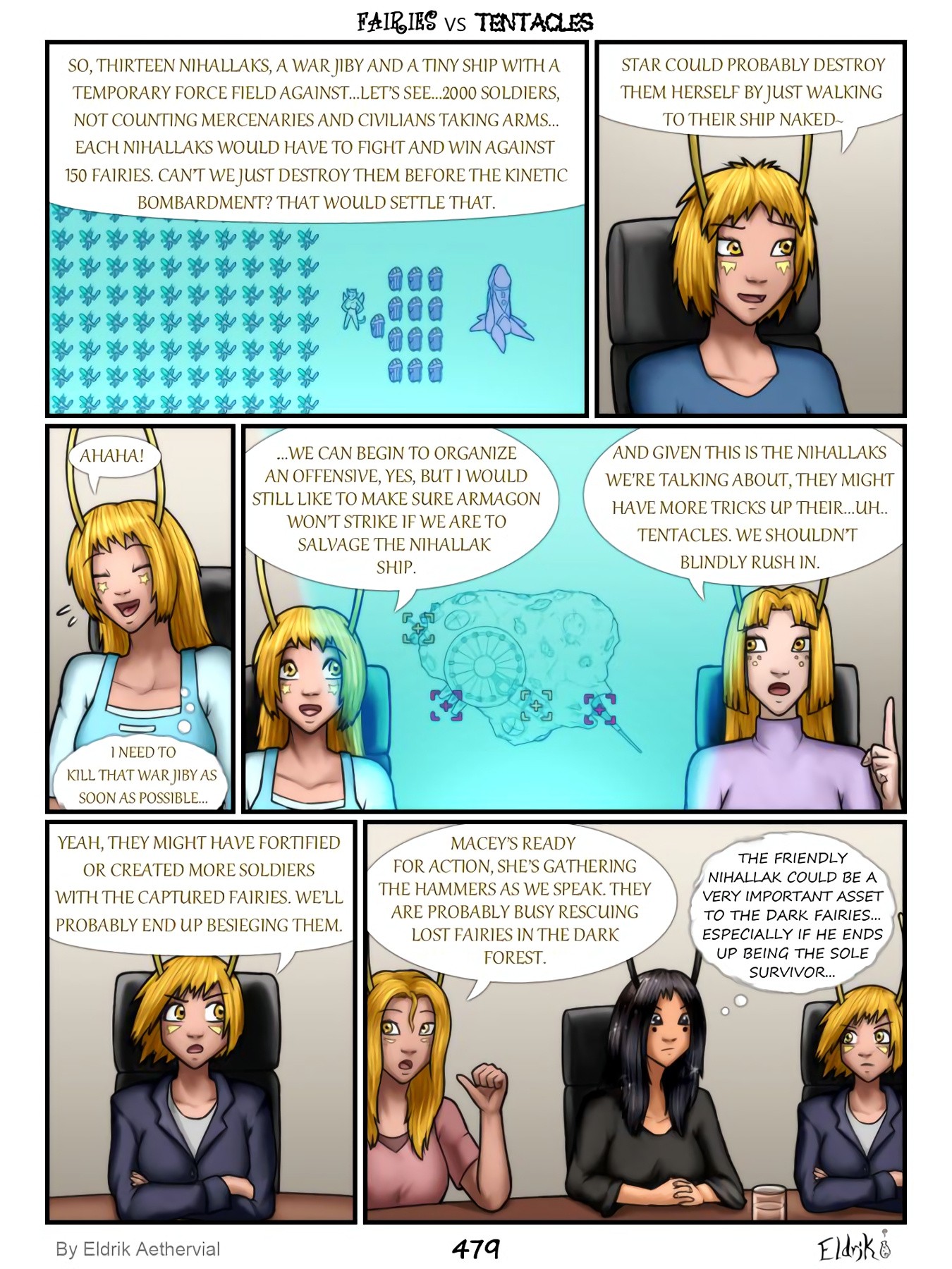 Fairies vs Tentacles 6-9 porn comic picture 60