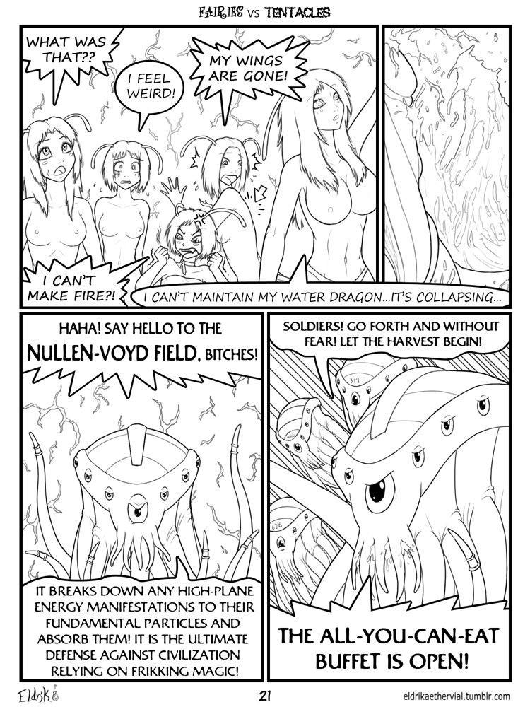 Fairies vs Tentacles Ch. 1-5 porn comic picture 22