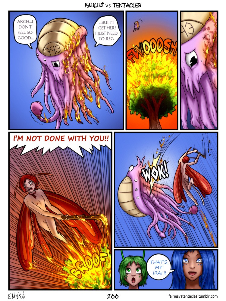 Fairies vs Tentacles Ch. 1-5 porn comic picture 267