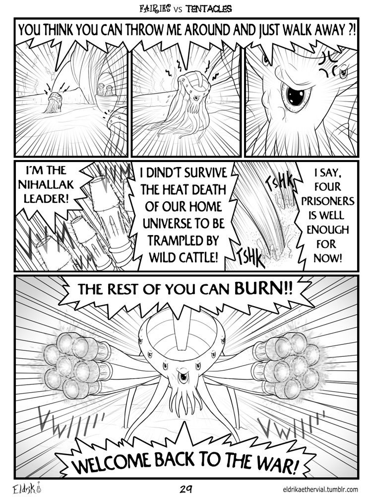 Fairies vs Tentacles Ch. 1-5 porn comic picture 30