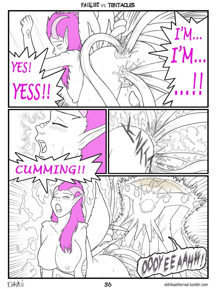 Fairies vs Tentacles Ch. 1-5 porn comic picture 37