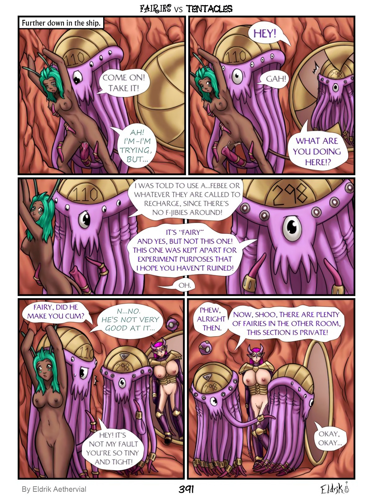 Fairies vs Tentacles Ch. 1-5 porn comic picture 392