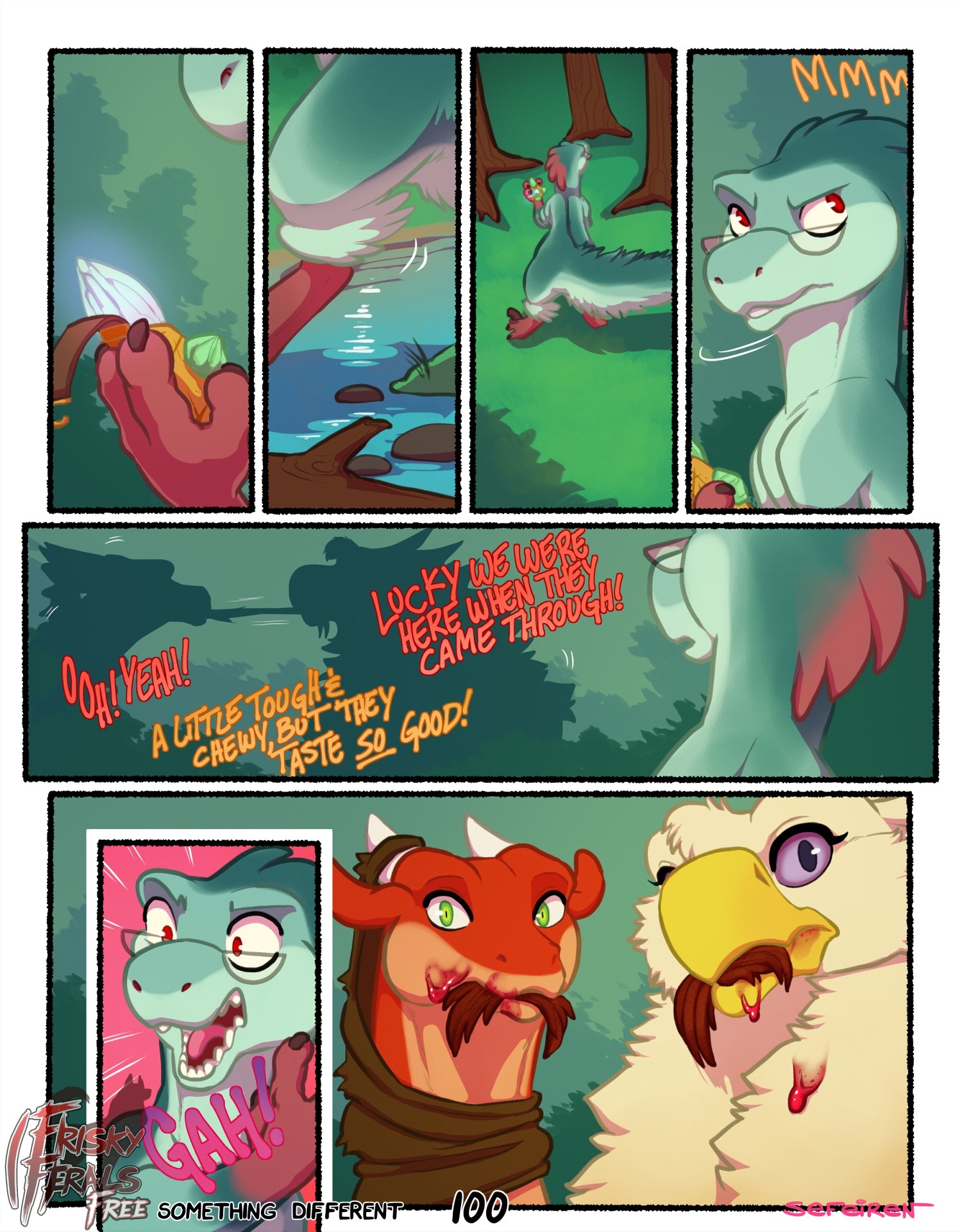 Frisky Ferals - Something Different porn comic picture 100
