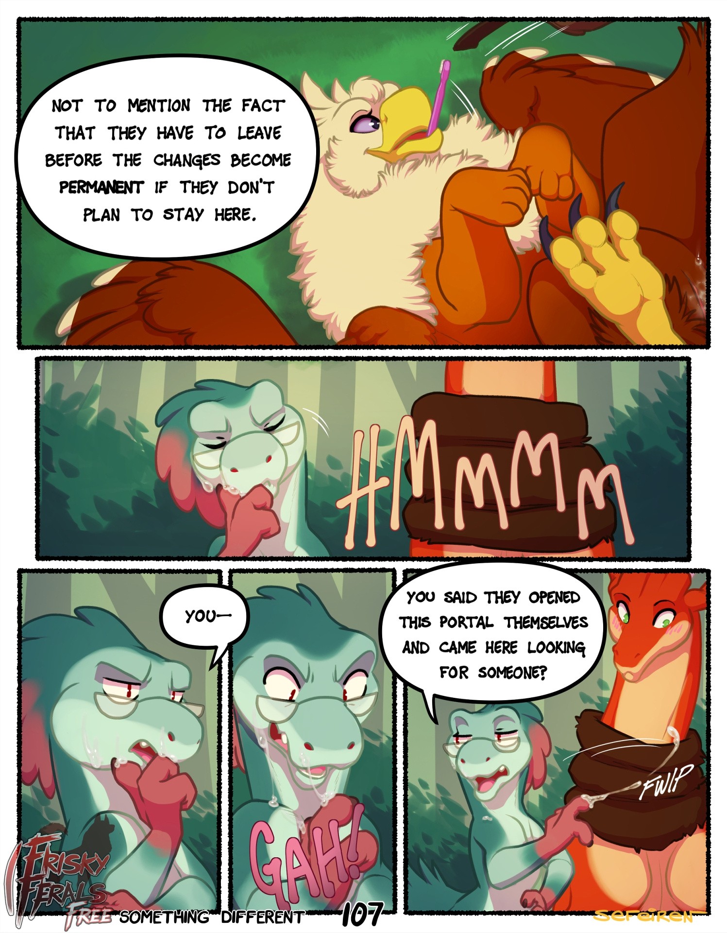 Frisky Ferals - Something Different porn comic picture 107
