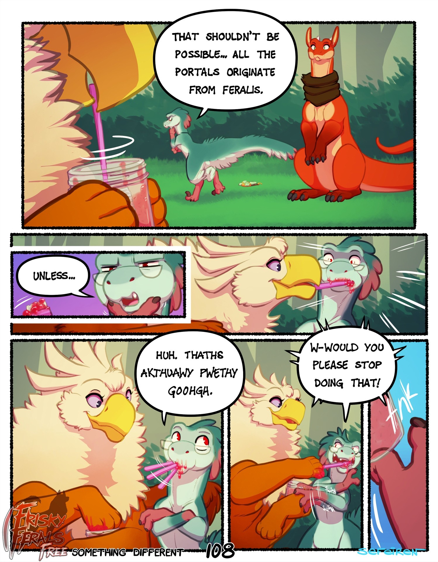 Frisky Ferals - Something Different porn comic picture 108