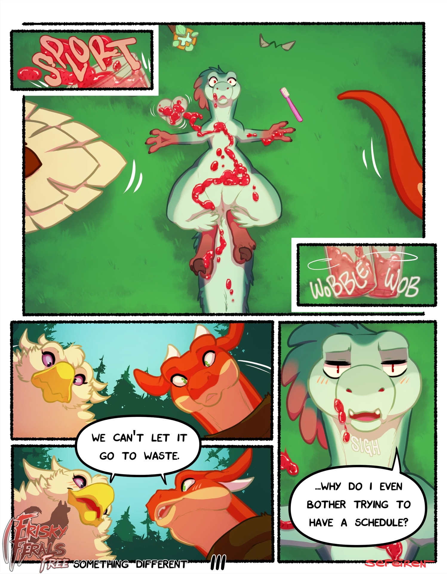 Frisky Ferals - Something Different porn comic picture 111