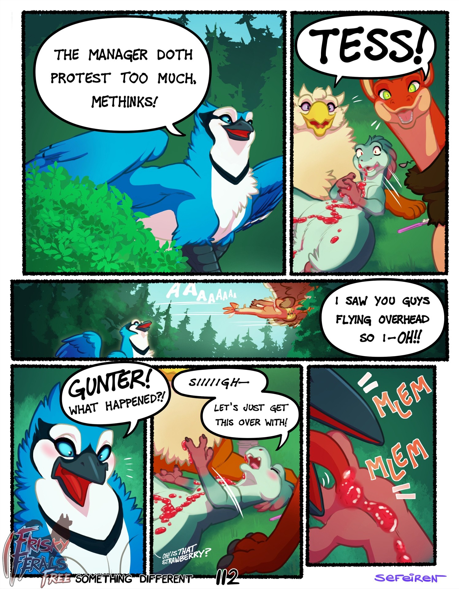 Frisky Ferals - Something Different porn comic picture 112