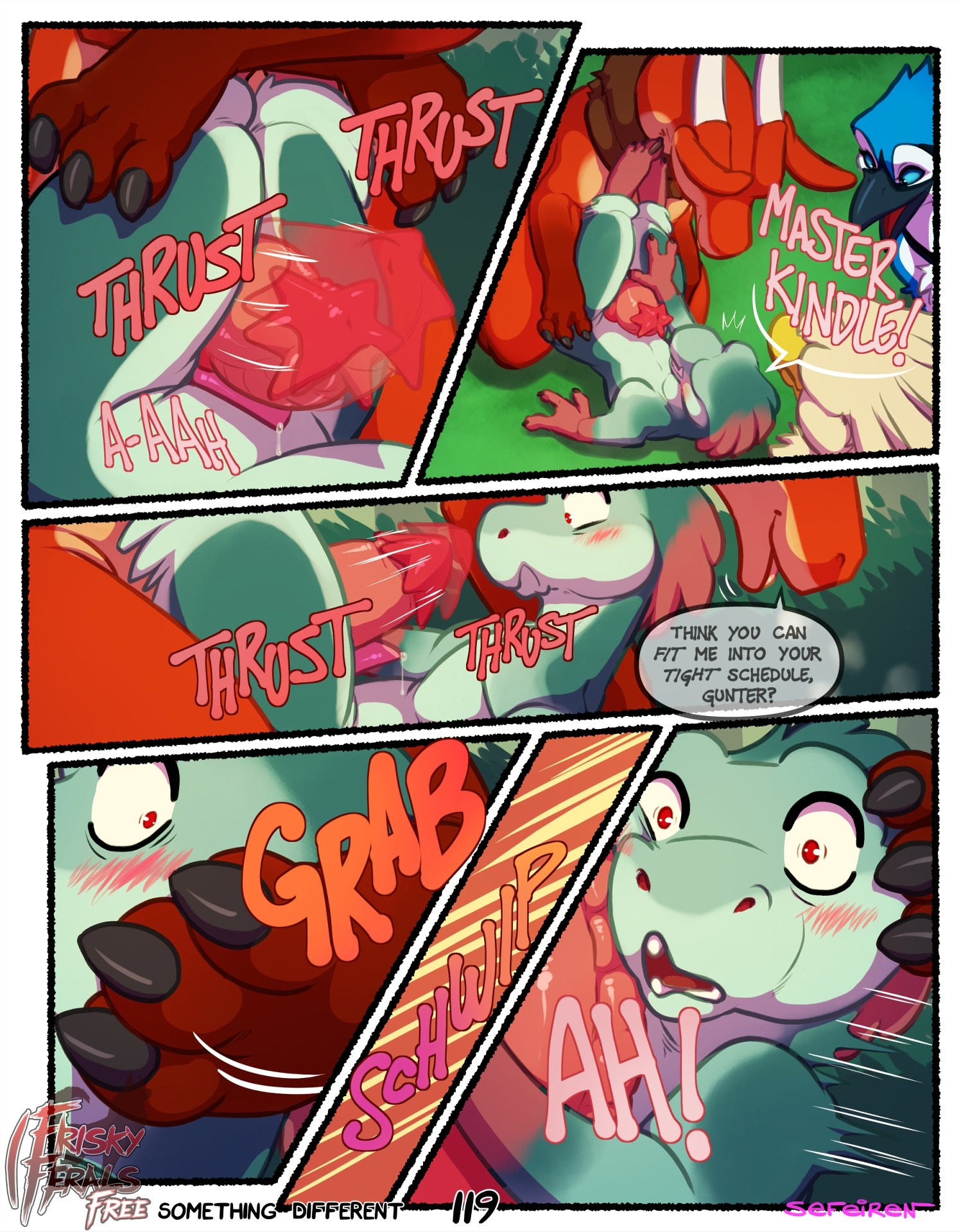 Frisky Ferals - Something Different porn comic picture 119