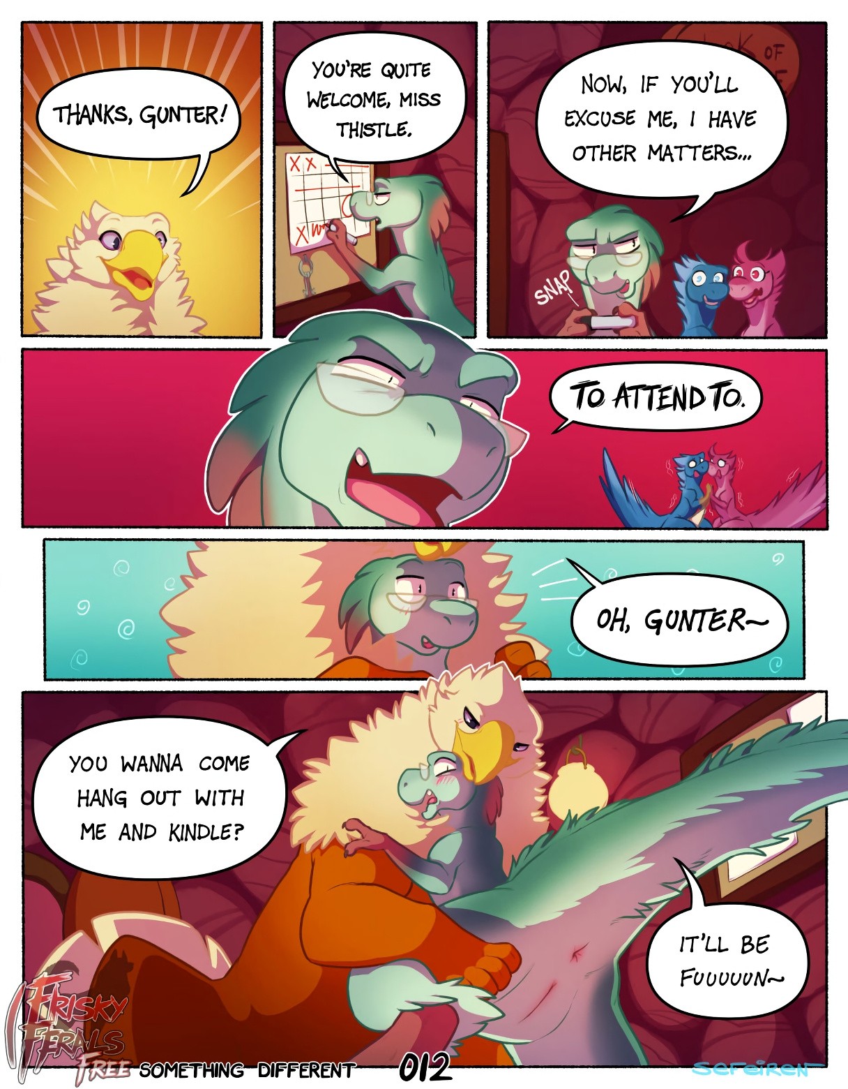Frisky Ferals - Something Different porn comic picture 12