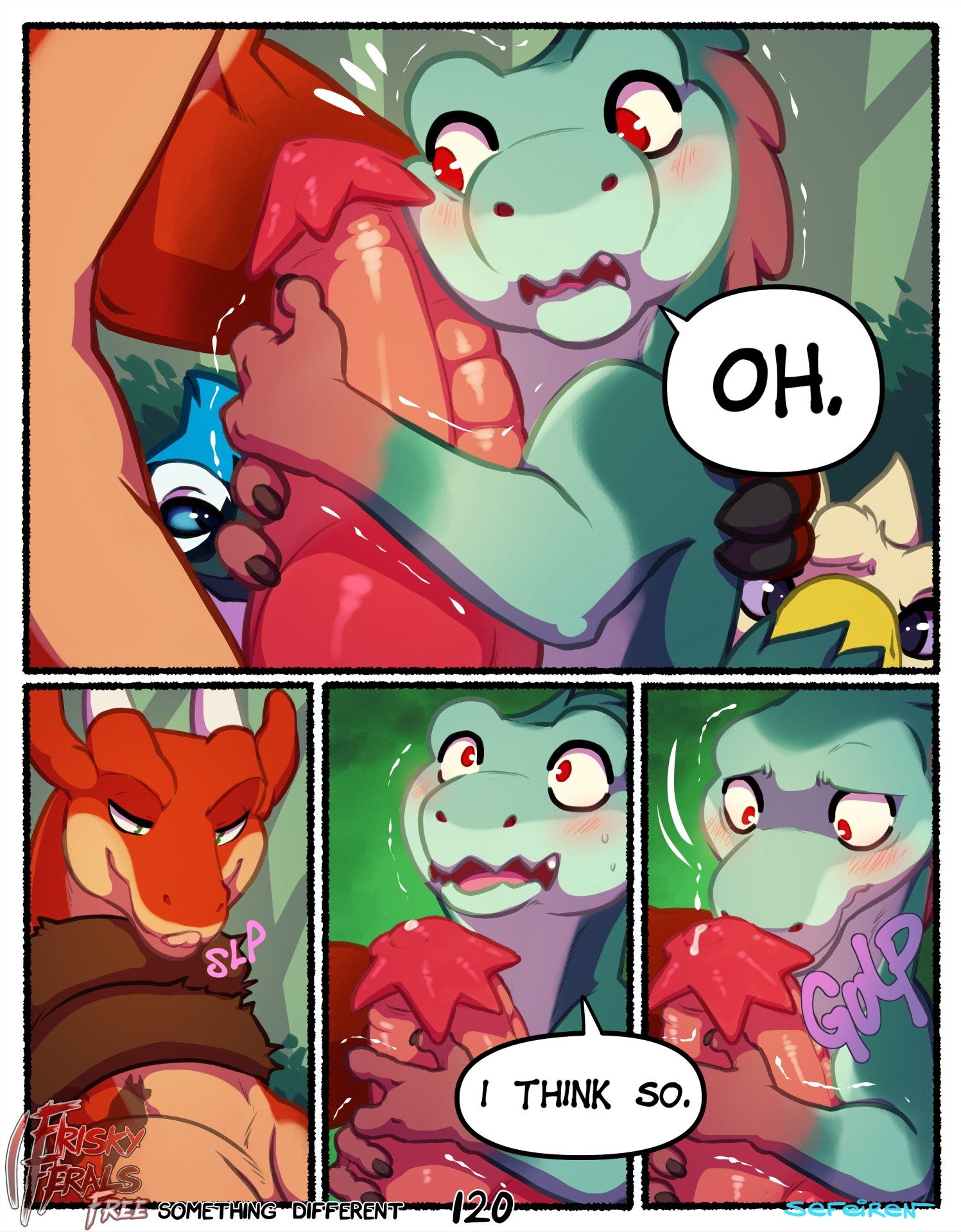 Frisky Ferals - Something Different porn comic picture 120