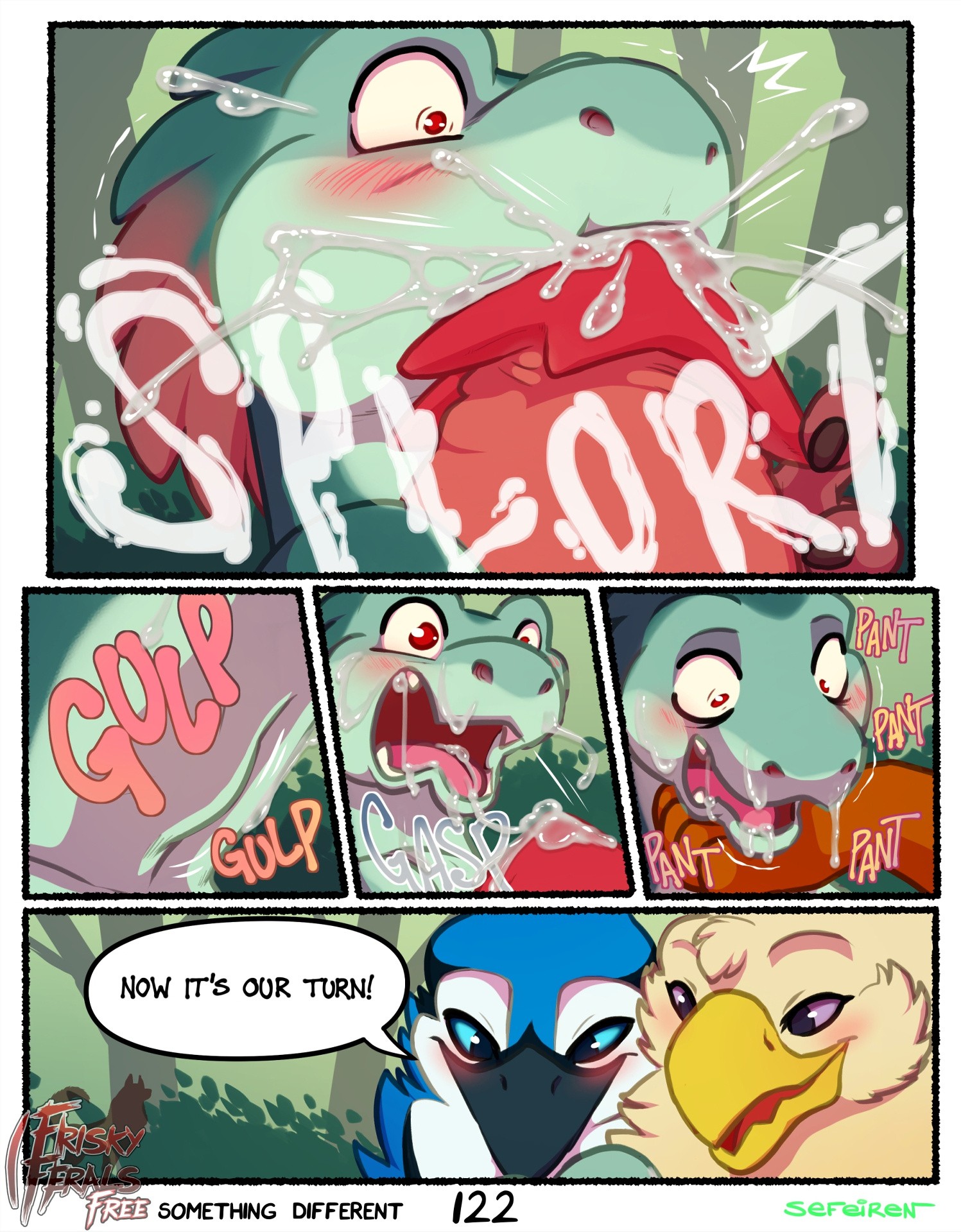 Frisky Ferals - Something Different porn comic picture 122